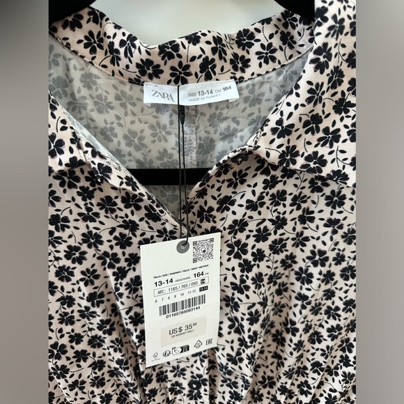 Zara Girls dress with flower print - Picture 3 of 6